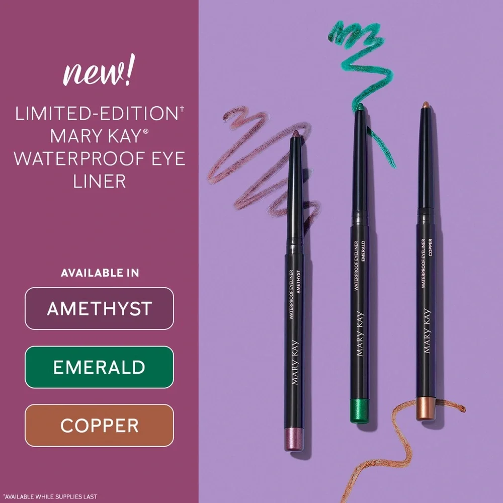 NWT Mary Kay® COPPER Limited Edition Waterproof Eye Liner Metallic Long Lasting